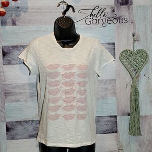 Do What You Love Stella & Dot Baby Tee Tshirt, Sz XSmall